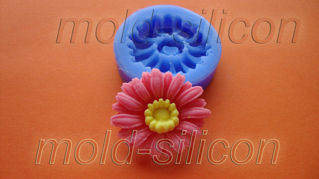 

Силиконовый молд "Гербера"