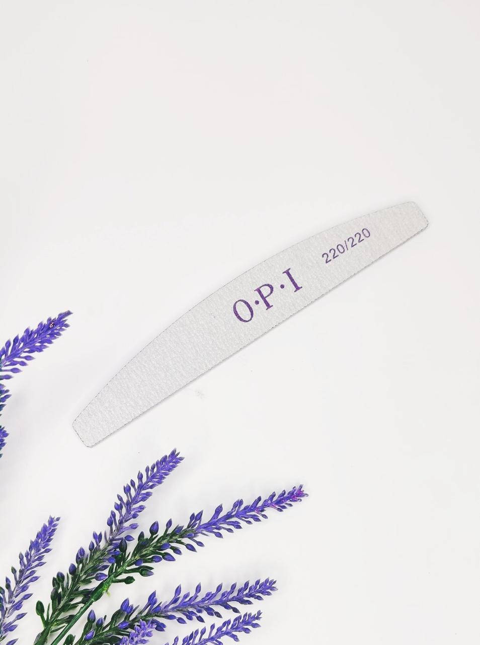 

Пилочка для маникюра OPI лодочка двухстороняя 220/220