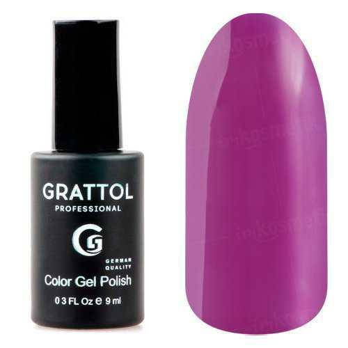 

Grattol, Гель-лак Dark Orchid №56, темная орхидея, глянцевый, плотный