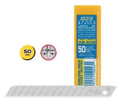 

Сегментные лезвия OLFA AB-50S 45° 9 мм (50 шт.)