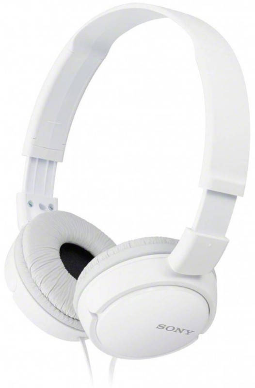 

Наушники полноразмерные с микрофоном проводные SONY MDR-ZX110APWC Белый