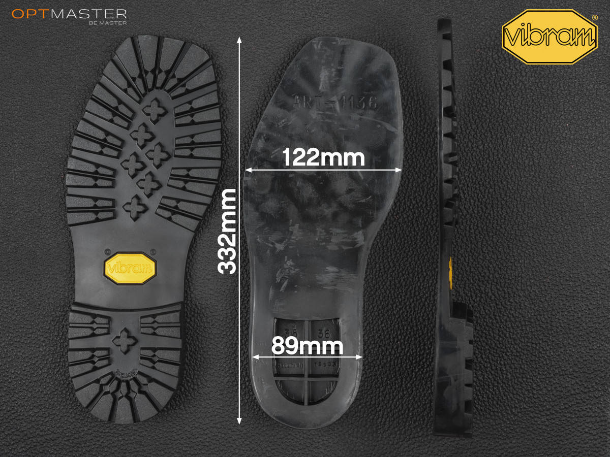 

ROCCIA BLOCK (1136), цв. чёрный (AА) подошва Vibram, р. 45-46, Черный