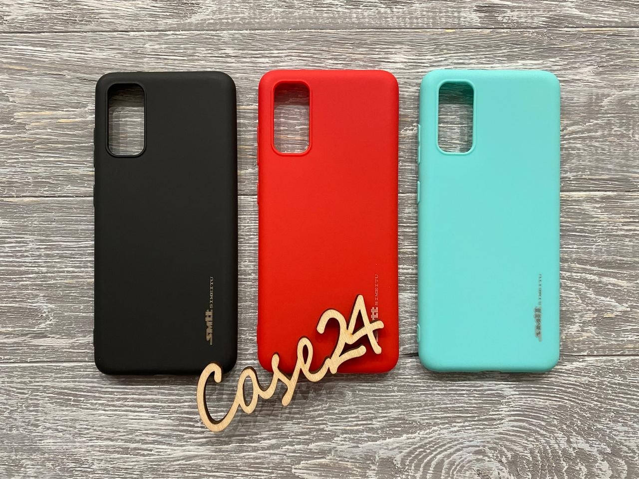 

TPU чехол Smitt накладка бампер для Samsung Galaxy S20 (3 цвета), Разные цвета