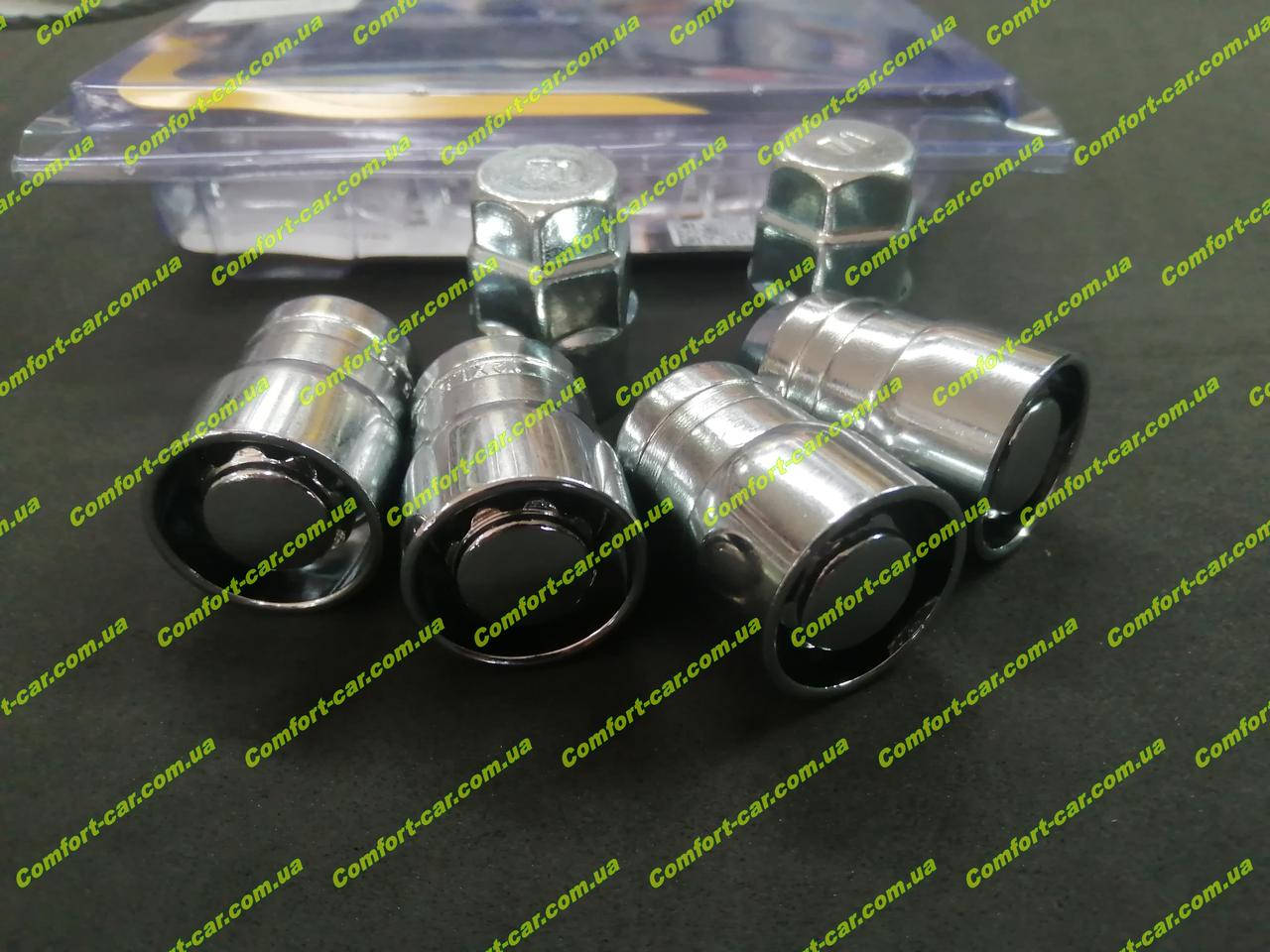 

Гайки колес секретки с кольцом М12х1,5 Chevrolet,Honda,Toyota,Ford