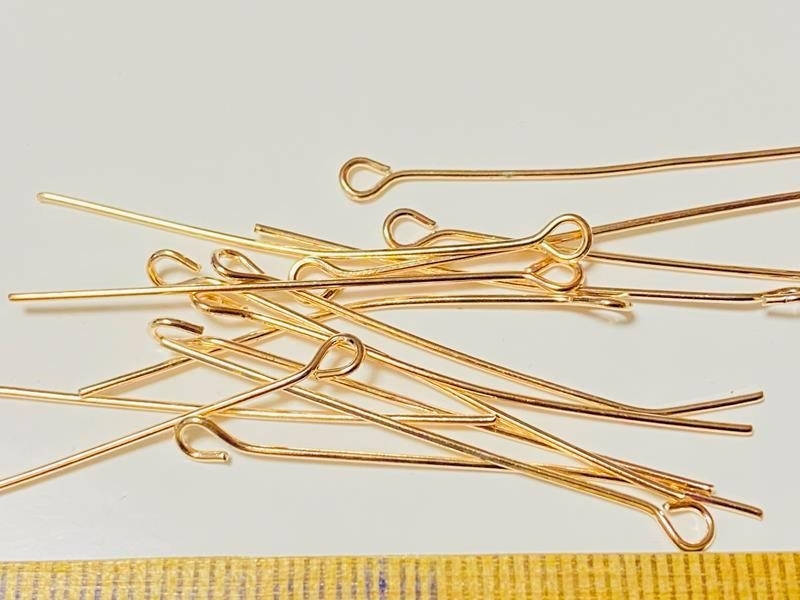 

Гвоздики с колечком 4 см 100 гр цвет золото