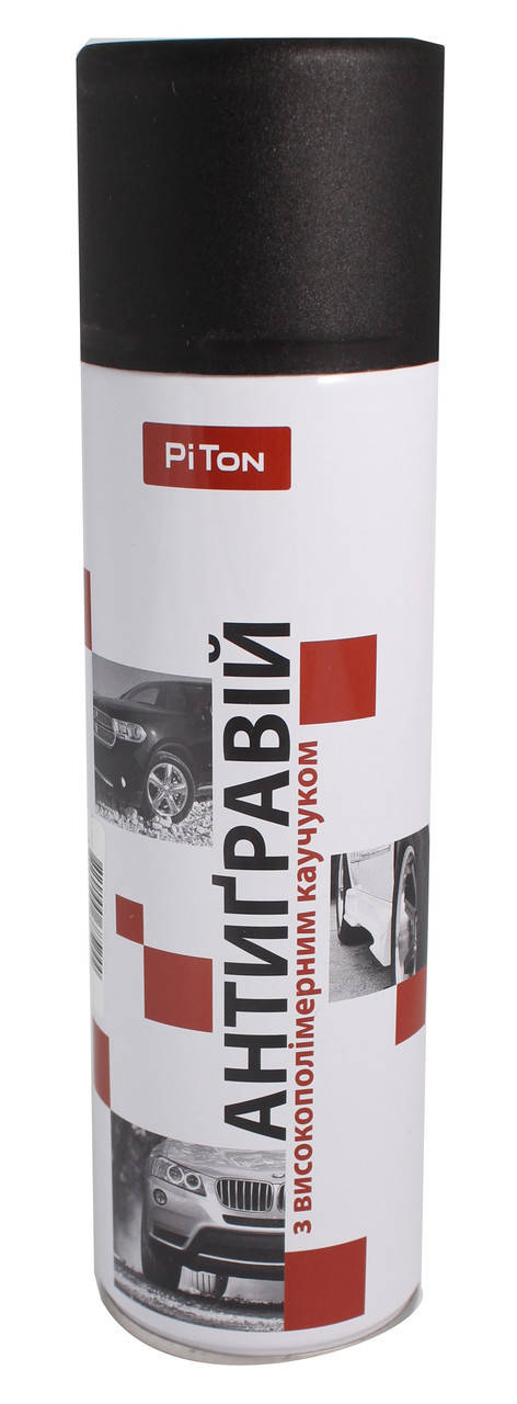 

Антигравий PiTon (эластичное антикоррозийное покрытие), черный, 500 мл