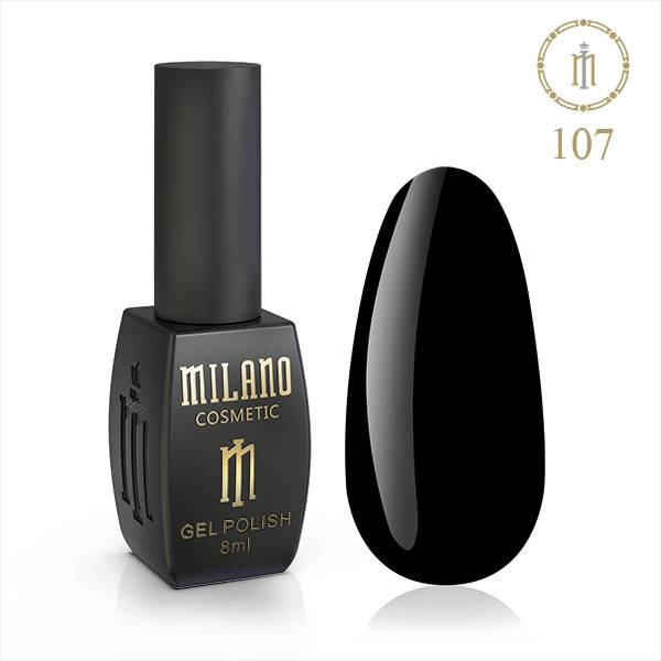 

Гель Лак MILANO 8 Мл № 107 (Черная Смола)