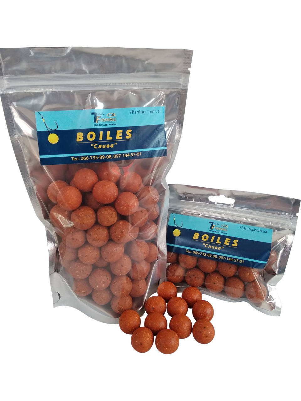 

Бойлы пылящие 20мм для ловли карпа, белого амура "Слива" (300гр)