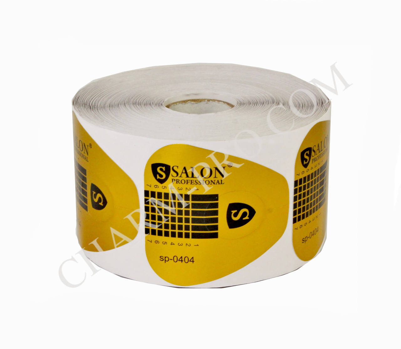 

Формы для наращивания ногтей одноразовые в рулоне Salon (500 шт.) золото