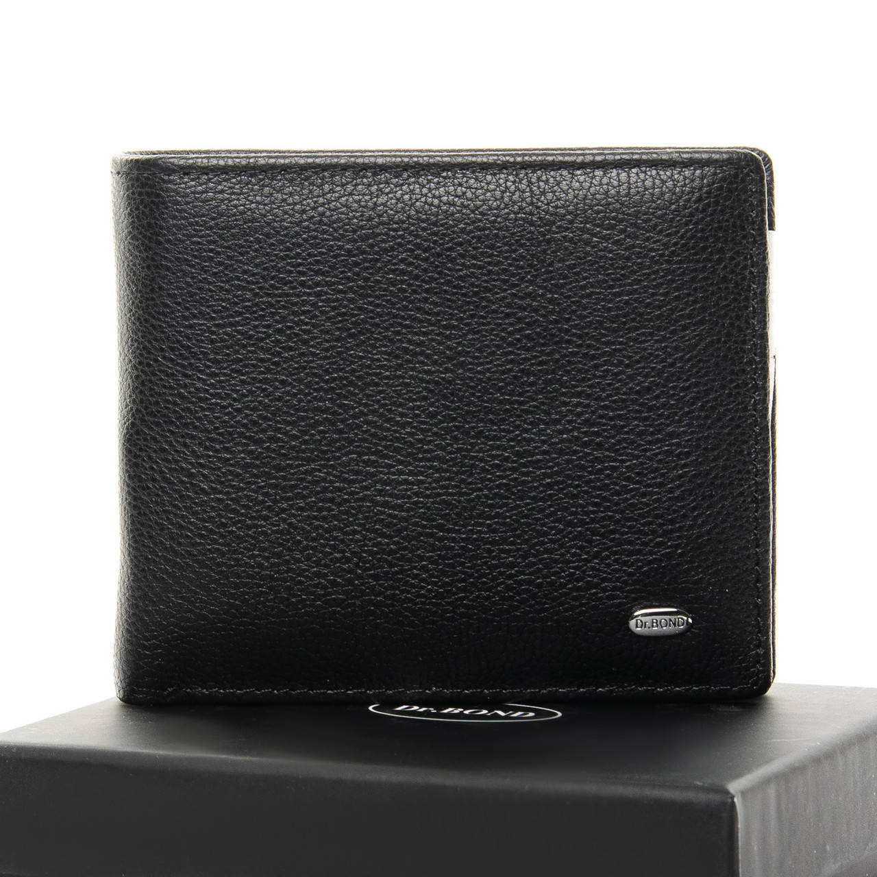 

Кошелек Classic кожа DR. BOND MSM-3 black, Черный