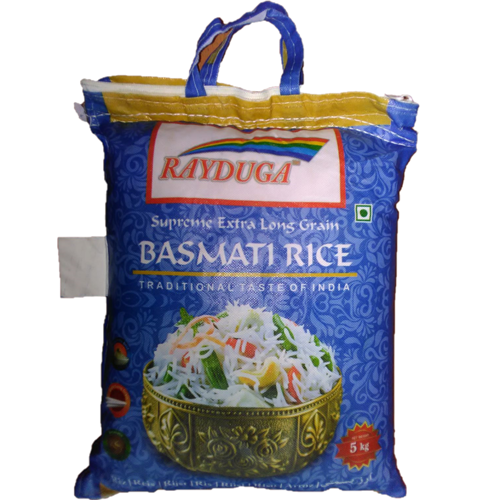 

Рис Басмати Extra Long Grain упаковка 5 кг Индия Rayduga