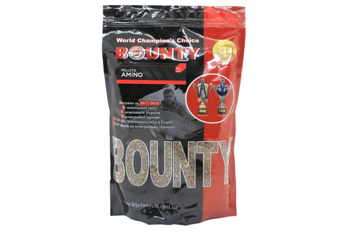

Пеллетс Bounty Amino Maxi Mix 4.5, 6, 8мм 500г
