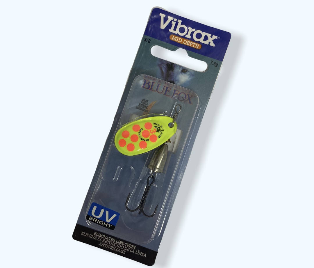 

Блесна вертушка светонакопительная BLUE FOX UV 7.5 г. 10, Синий