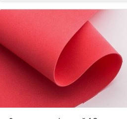 

Фоамиран 1 мм зефирный красный 50х50см