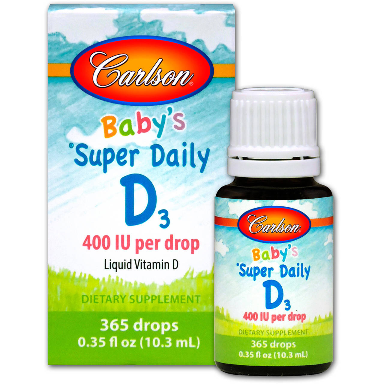 

Витамин D3 для младенцев (Baby's Vitamin D3) 400 МЕ 10.3 мл