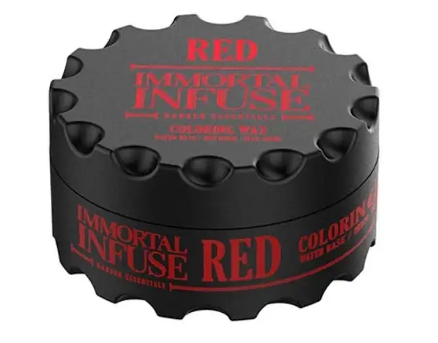 

Красный цветной воск для волос Immortal Infuse Red 100ml
