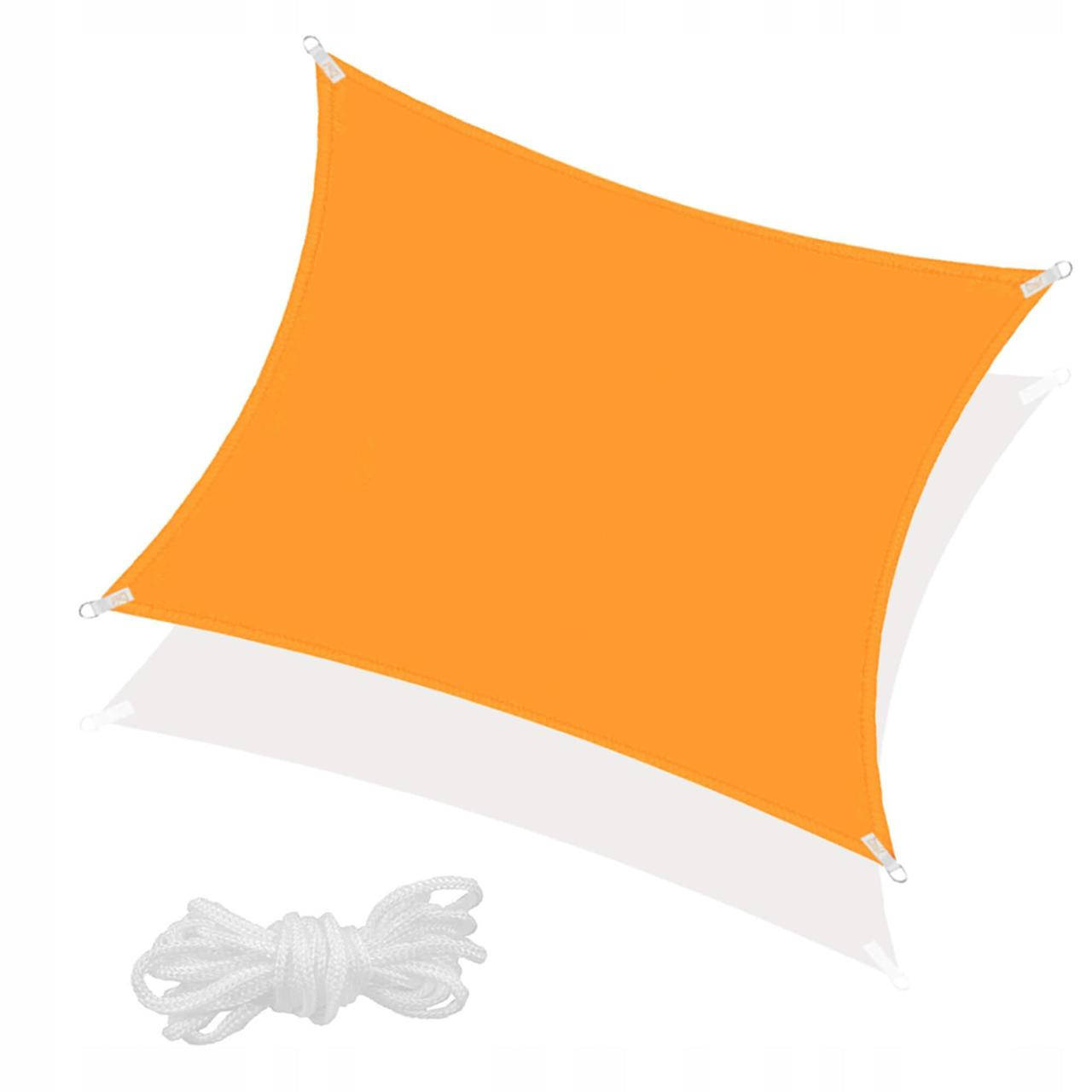 

Тент-парус теневой для дома, сада и туризма Springos 3 x 3 м SN1031 Orange, Оранжевый