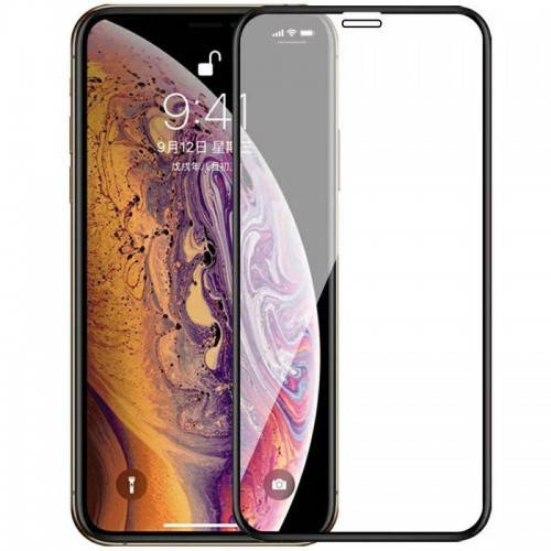 

Стекло (ЗАЩИТНОЕ) iPhone XS Max 5D BLACK, Черный