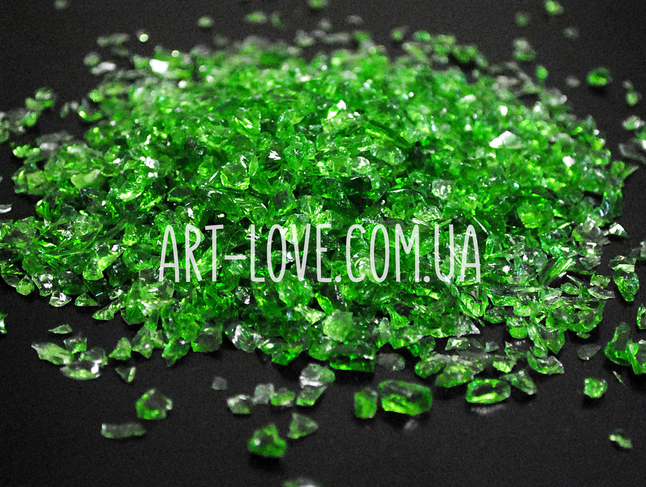 

Стеклянная крошка "ИЗУМРУДНАЯ" 3-5мм