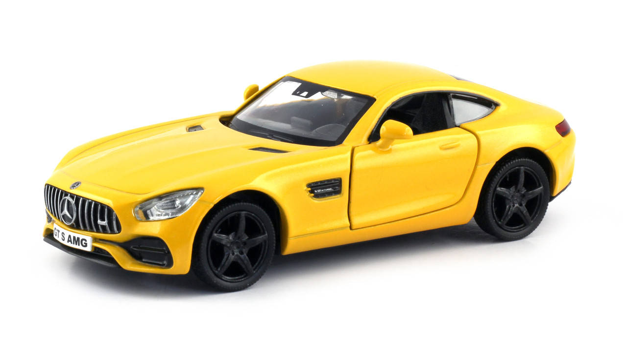 

Машинка металлическая Uni-Fortune "Mercedes Benz AMG GT S", желтая (554988-1), Желтый