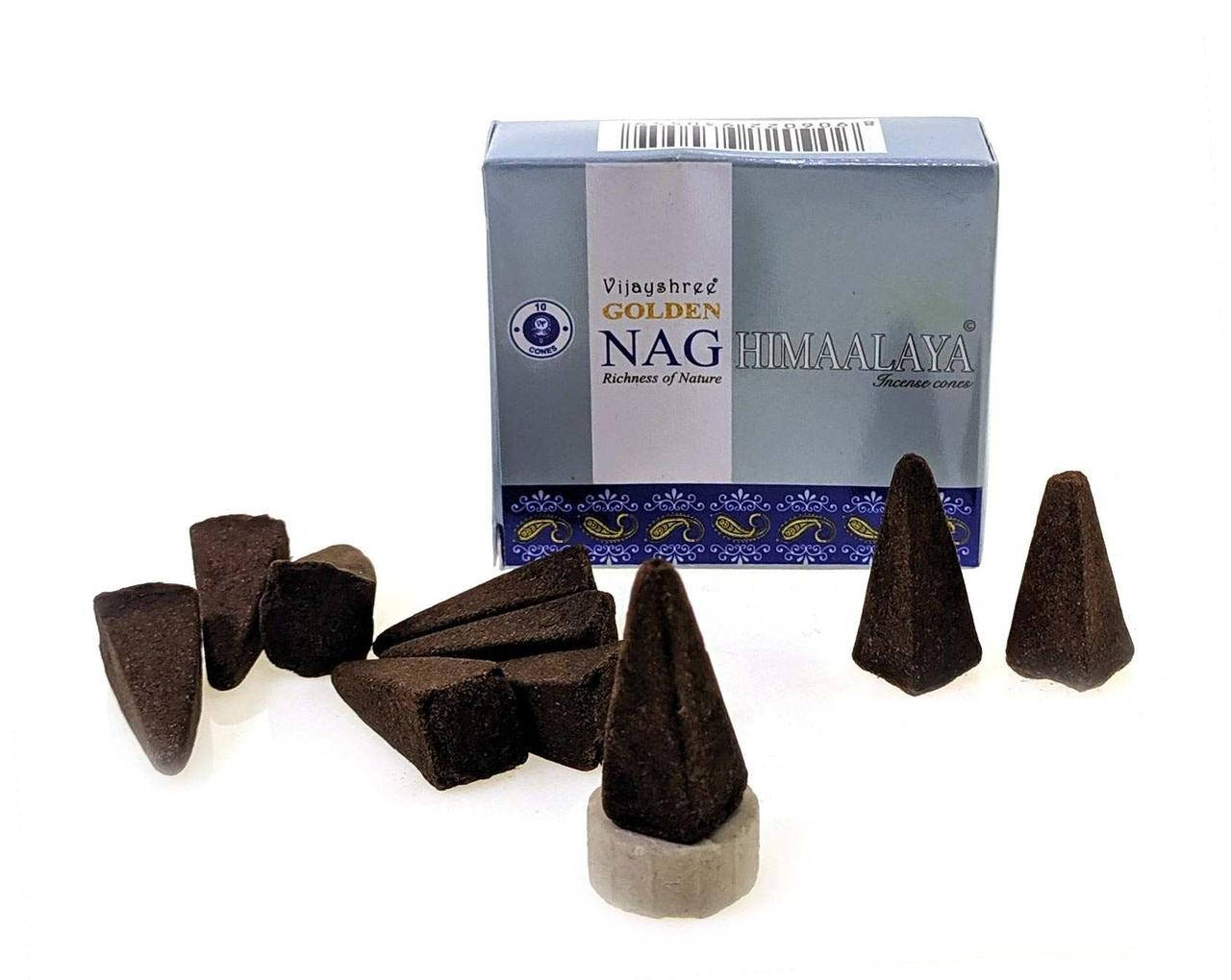

Благовония конусы Golden nag Himaalaya