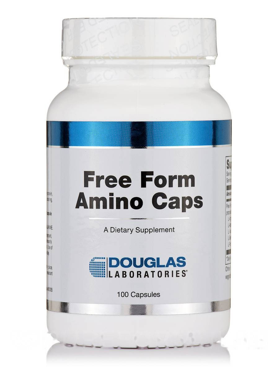 

Аминокислоты свободной формы, Free Form Amino Caps, Douglas Laboratories, 100 капсул