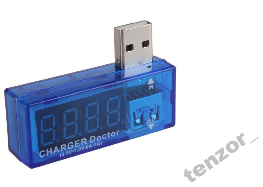 

Вольтметр амперметр тестер USB 0-3A , 3.5-7v, Красный