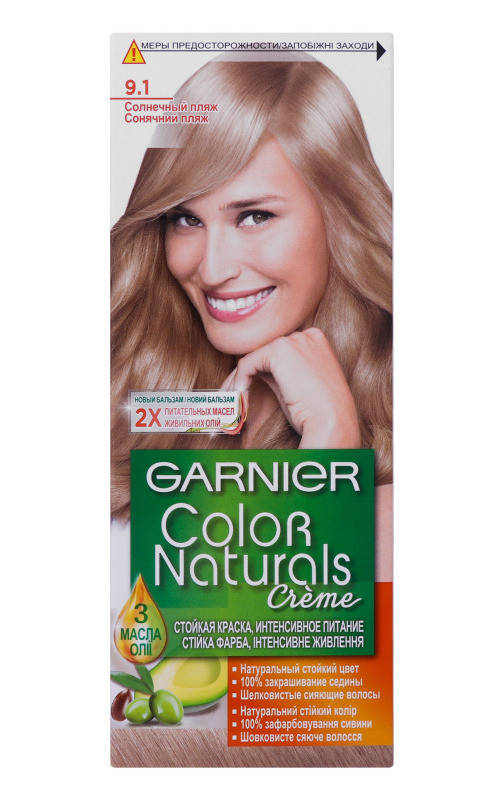 

Фарба для волосся Garnier Color Naturals 9.1 Сонячний пляж