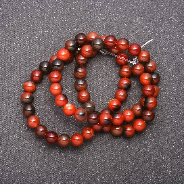 

Бусины на леске Сердолик d - 6 мм L - 38 см