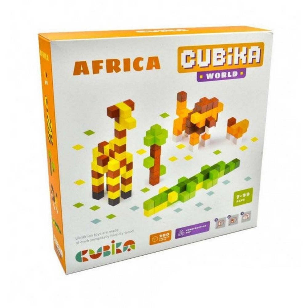 

Дерев'яний конструктор Cubika World Африка (15306)