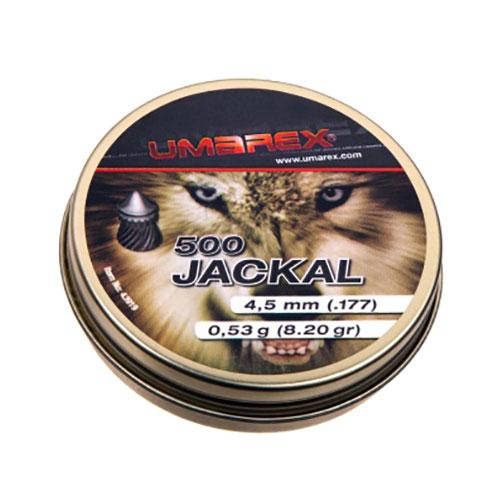 

Свинцовые пули 0.53 г калибр 4.5 (.177) Umarex Jackal Pellets 500 шт 4.1919