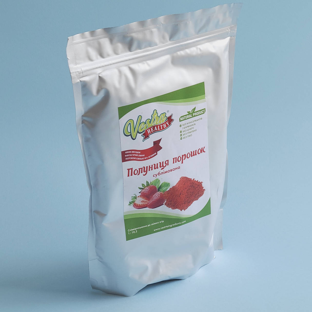 

Сублимированная клубника (порошок) 25 гр (развес)