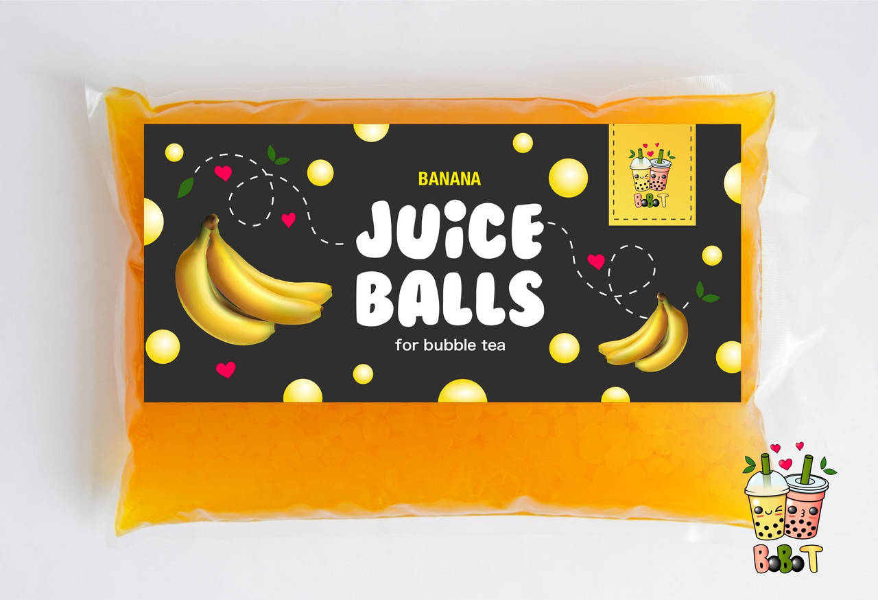 

Bubble tea Шарики Банан 1.8кг ТМ "BoBo T”