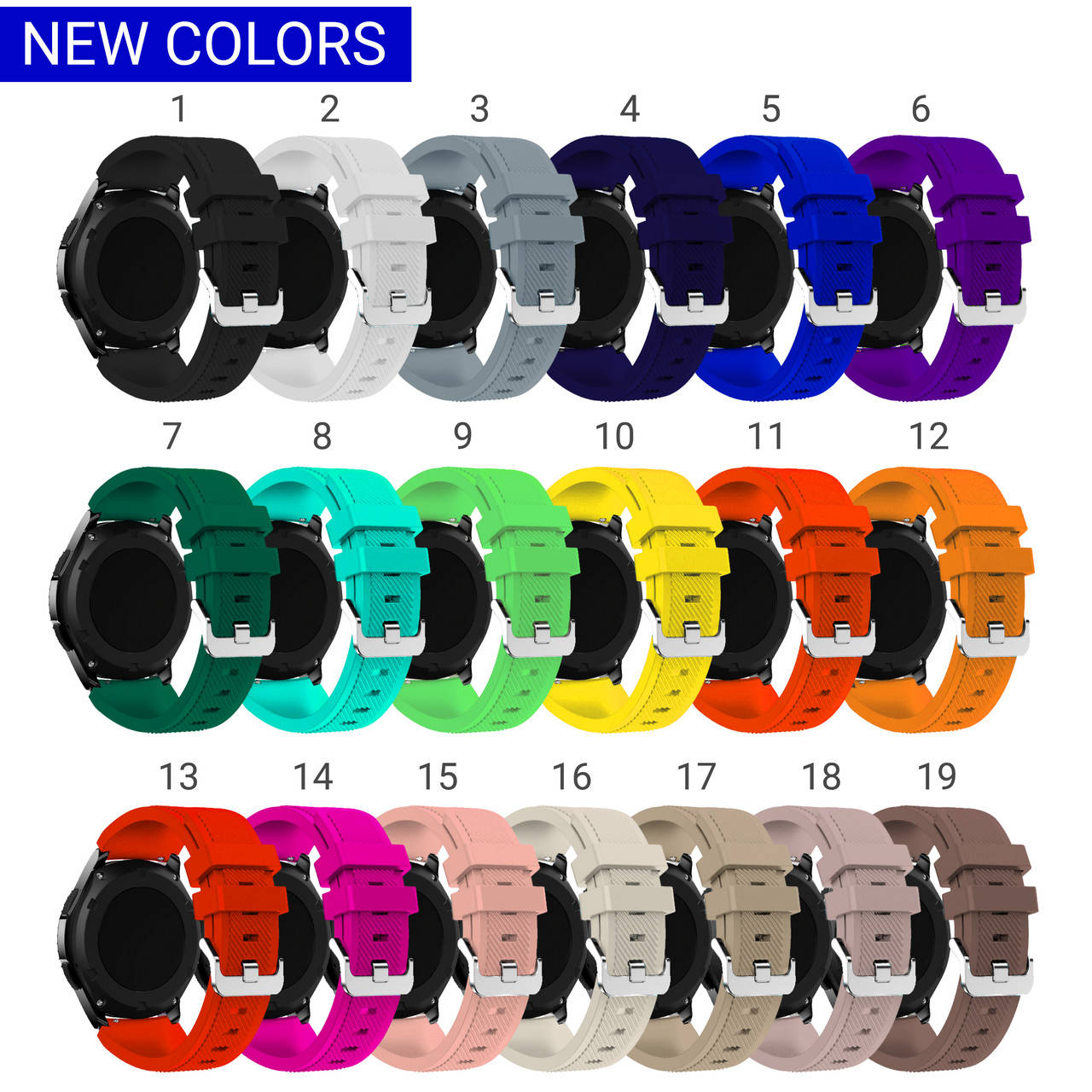 

Ремешок для Amazfit GTR 47mm / GTR 2 / GTR 2e / GTR 3 / GTR 3 pro силиконовый