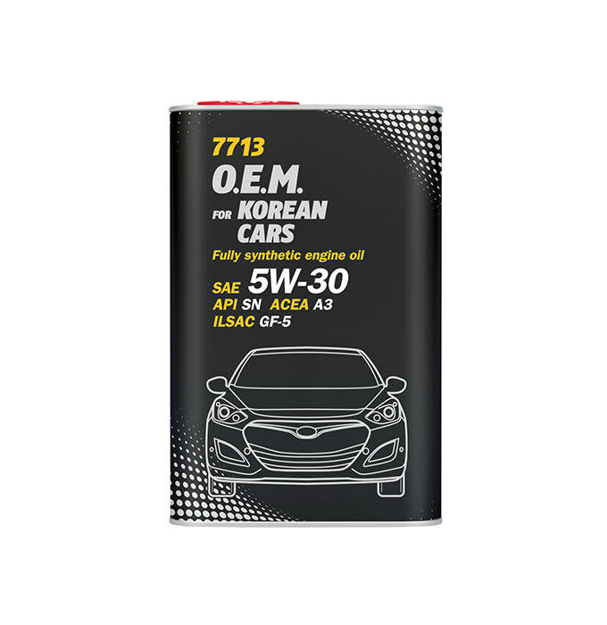 

Олива MANNOL 7713 O.E.M. for Hyundai/Kia 5W-30 1L (metal)