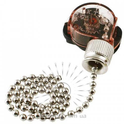 

Выключатель для бра Lemanso с цепочкой хром LMA031