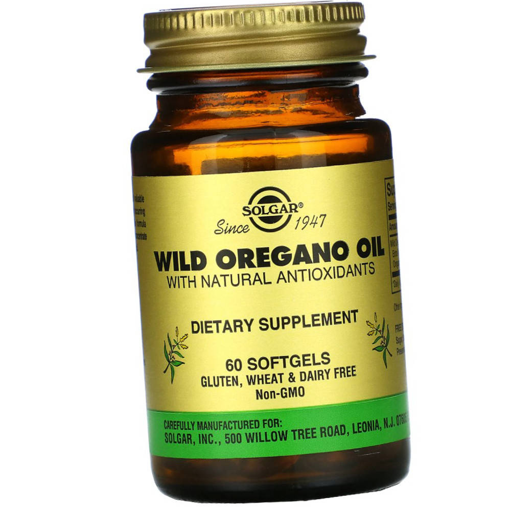 

Масло орегано Solgar Wild Oregano Oil 60 капсул