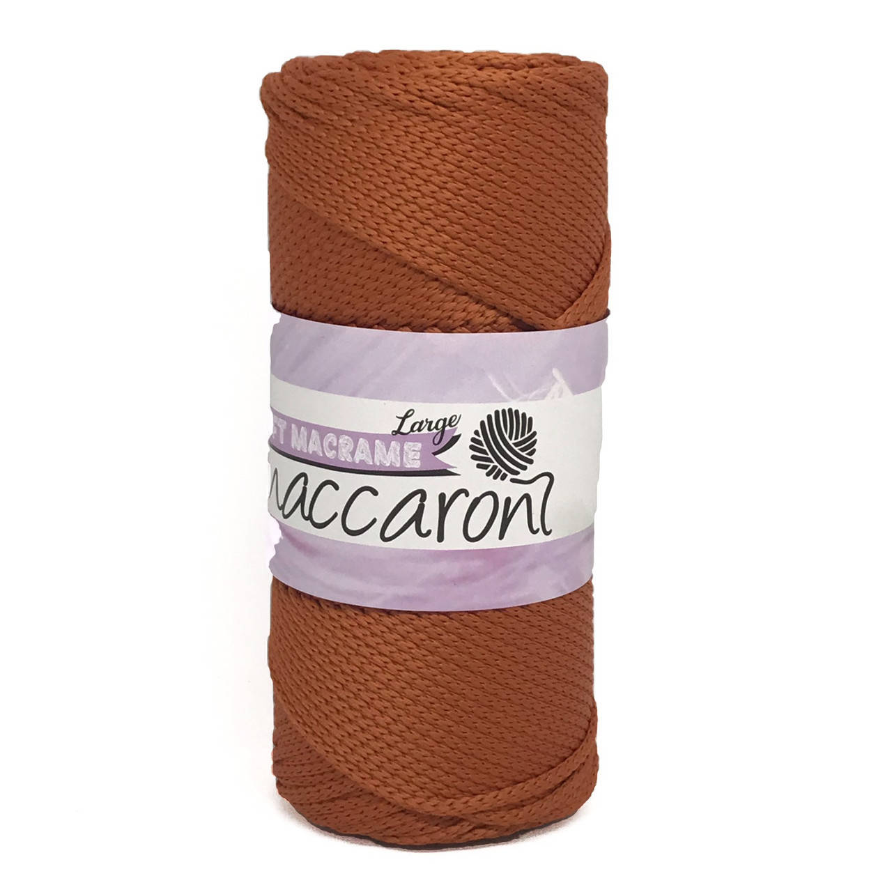 

Полиэфирный шнур Soft Macrame Large Maccaroni 3 мм , терракотовый, Терракота