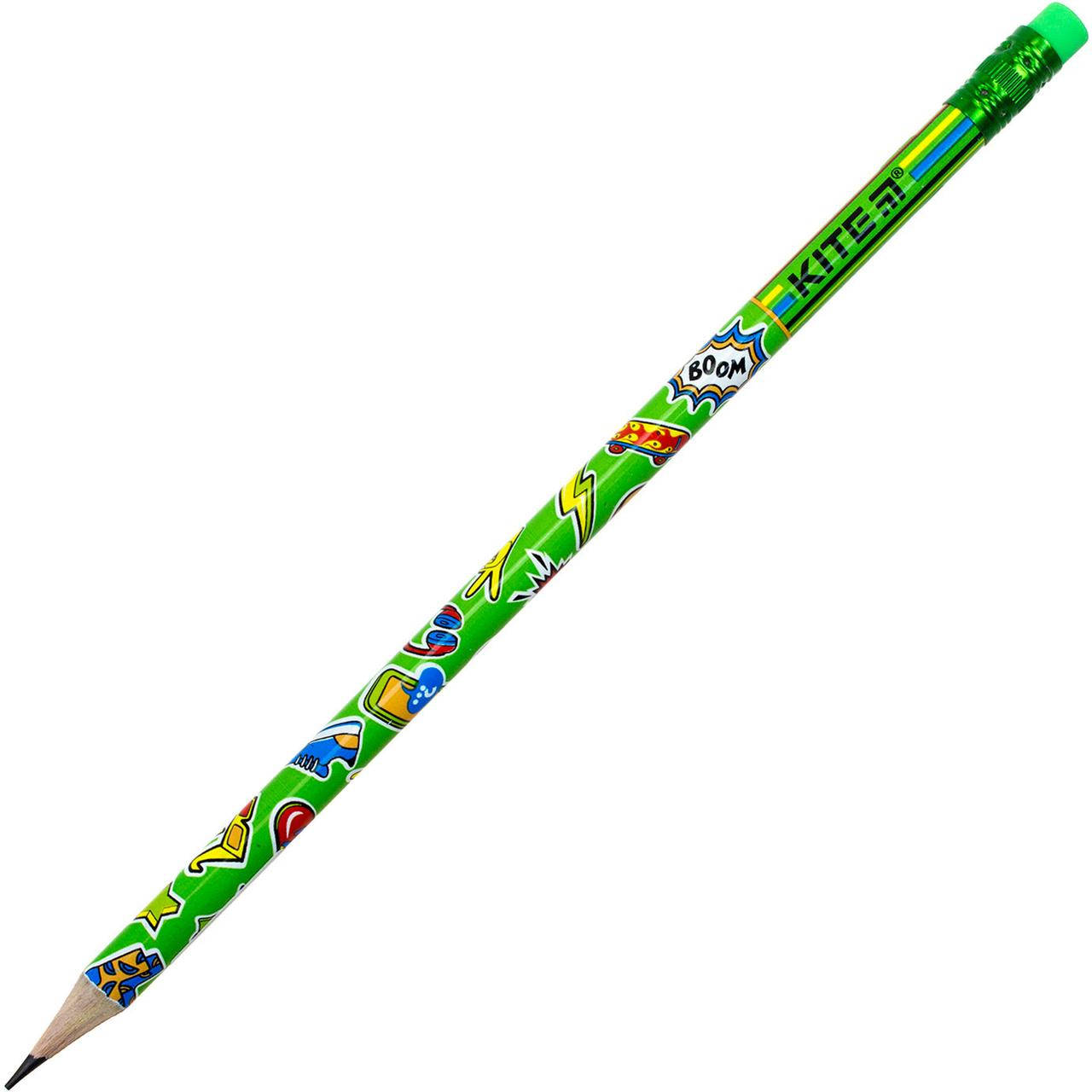 

Олівець гр. "Kite" №K20-056-1 з гумкою,в тубі(36)(288)