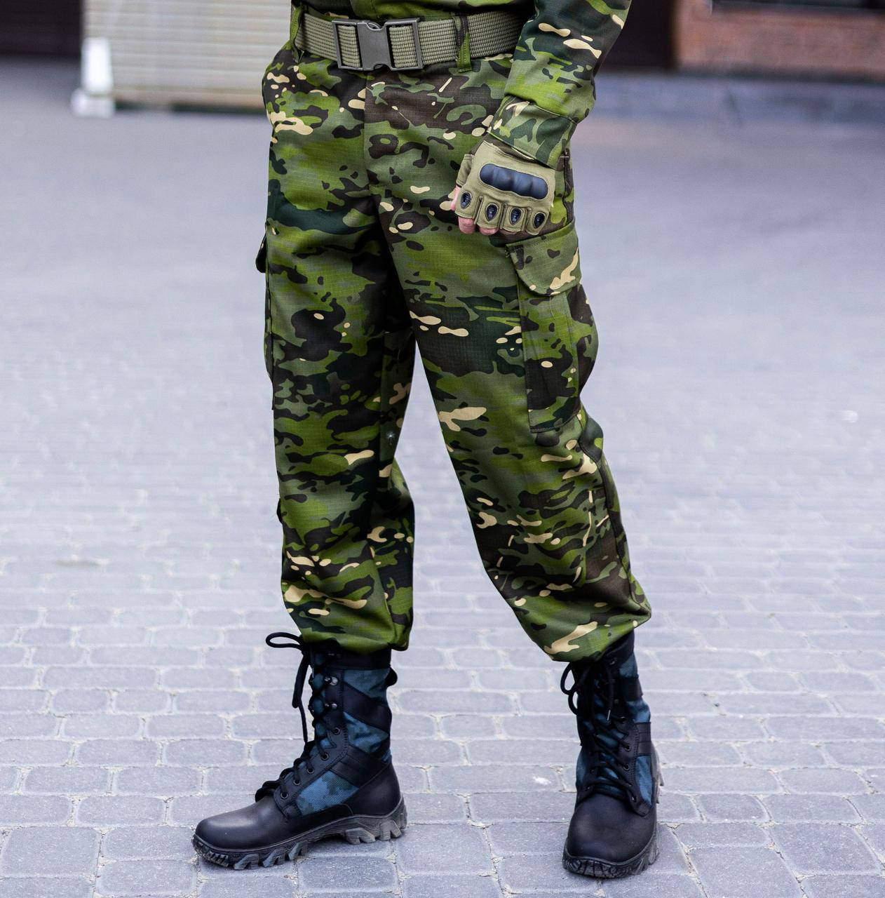 

Штаны тактические военные Forteks британка зеленая XL, Зелёный