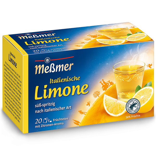 

Чай Messmer Italienische Limone Лайм 20s 50 g