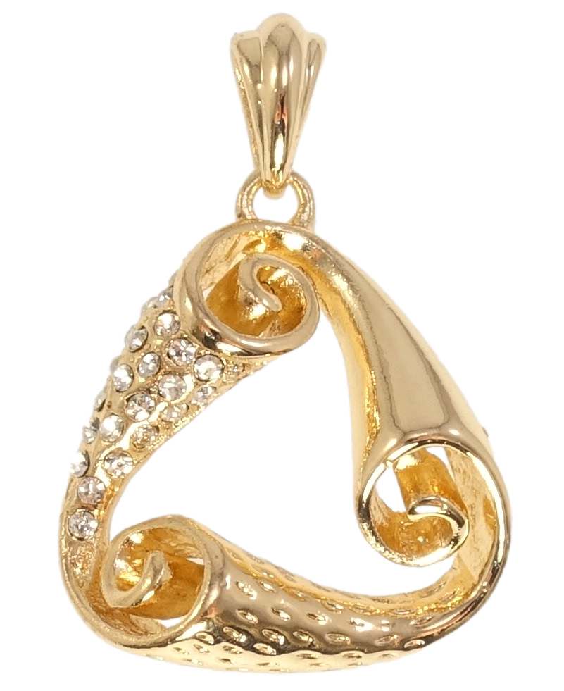 

Кулон Fallon Позолота 18К "Декоративный треугольник с цирконием"