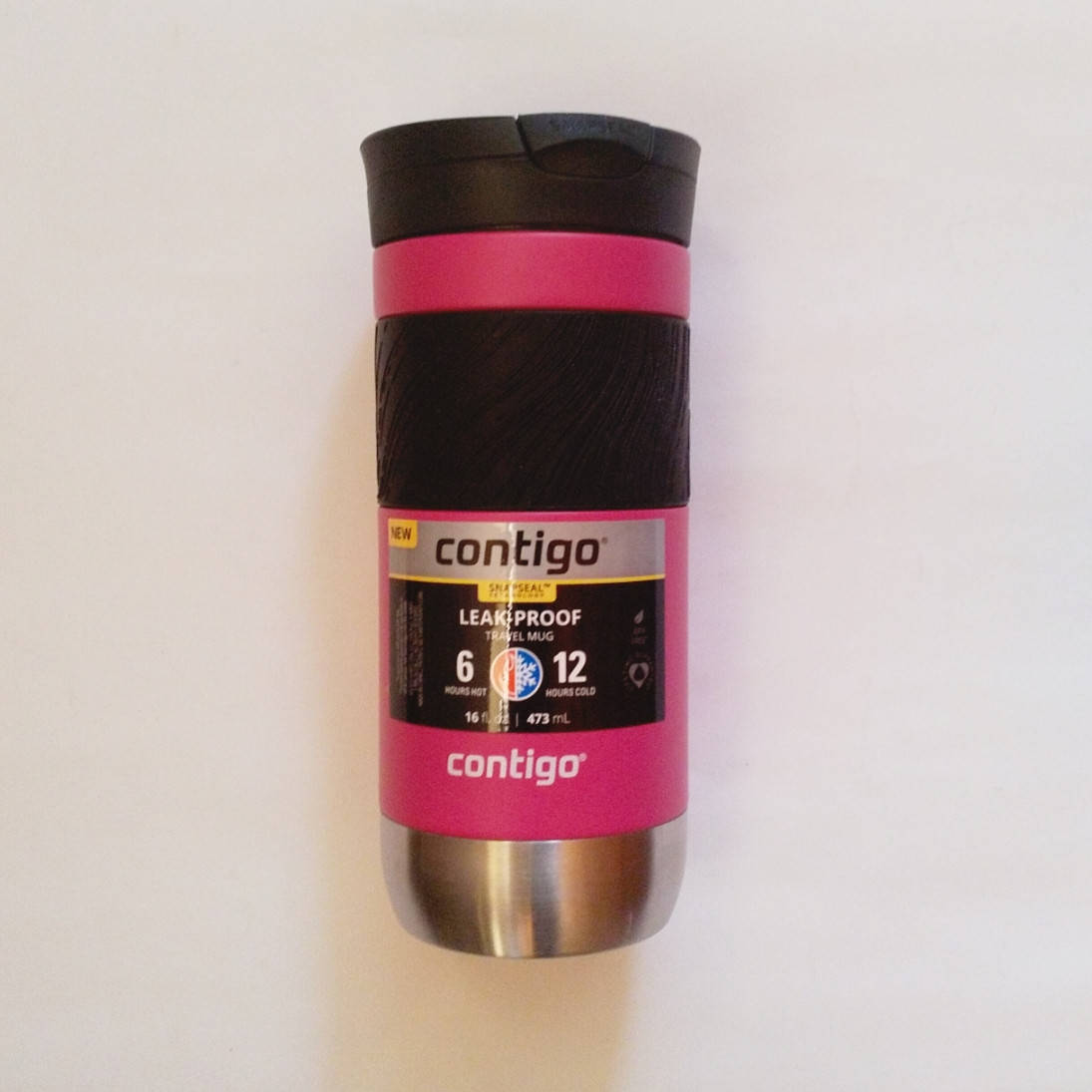 

Термокружка Contigo SnapSeal Byron, Розовый