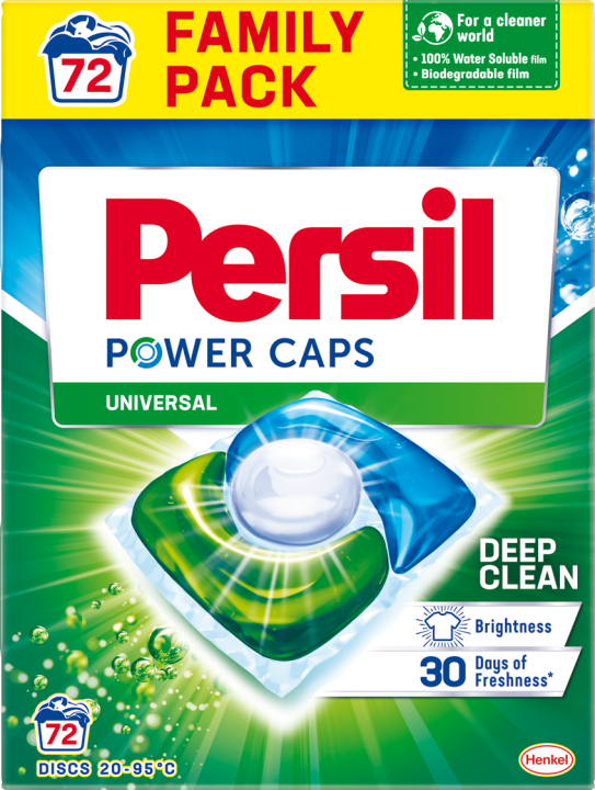 

Капсулы для стирки универсал Persil Power-Caps Universal 3 в 1 72 шт