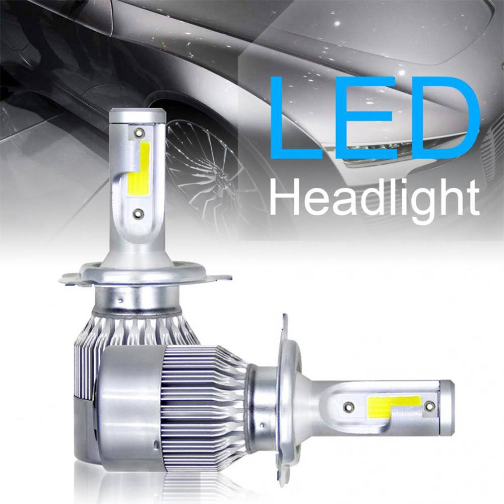 

Комплект автомобильных LED ламп C6 H4 / Светодиодные лампы для фар авто