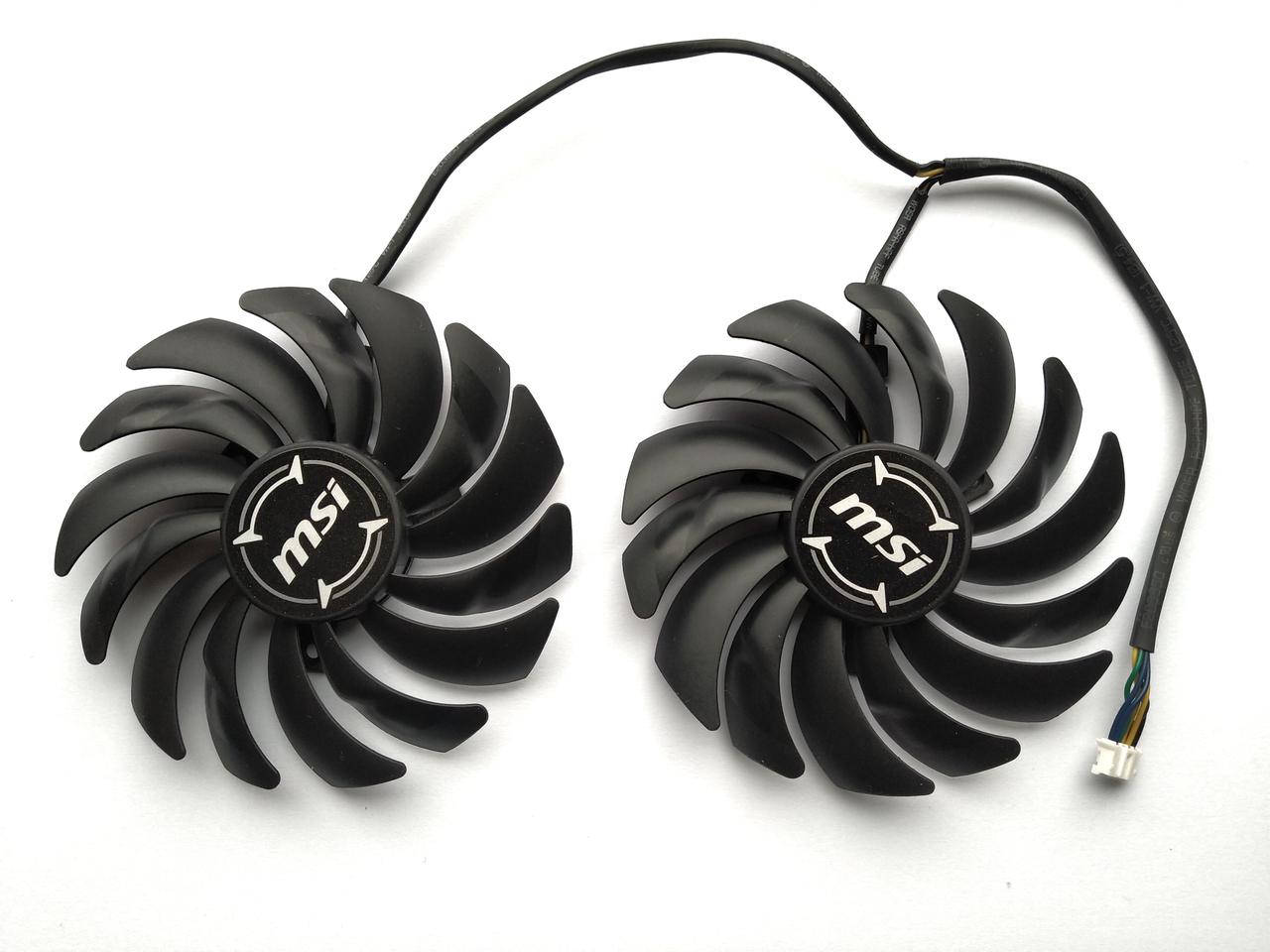 

Вентилятор №91.1 кулер для видеокарты MSI Armor Gaming GTX 1070Ti 1080Ti RX 480 PLD10010S12HH PLD10010B12HH