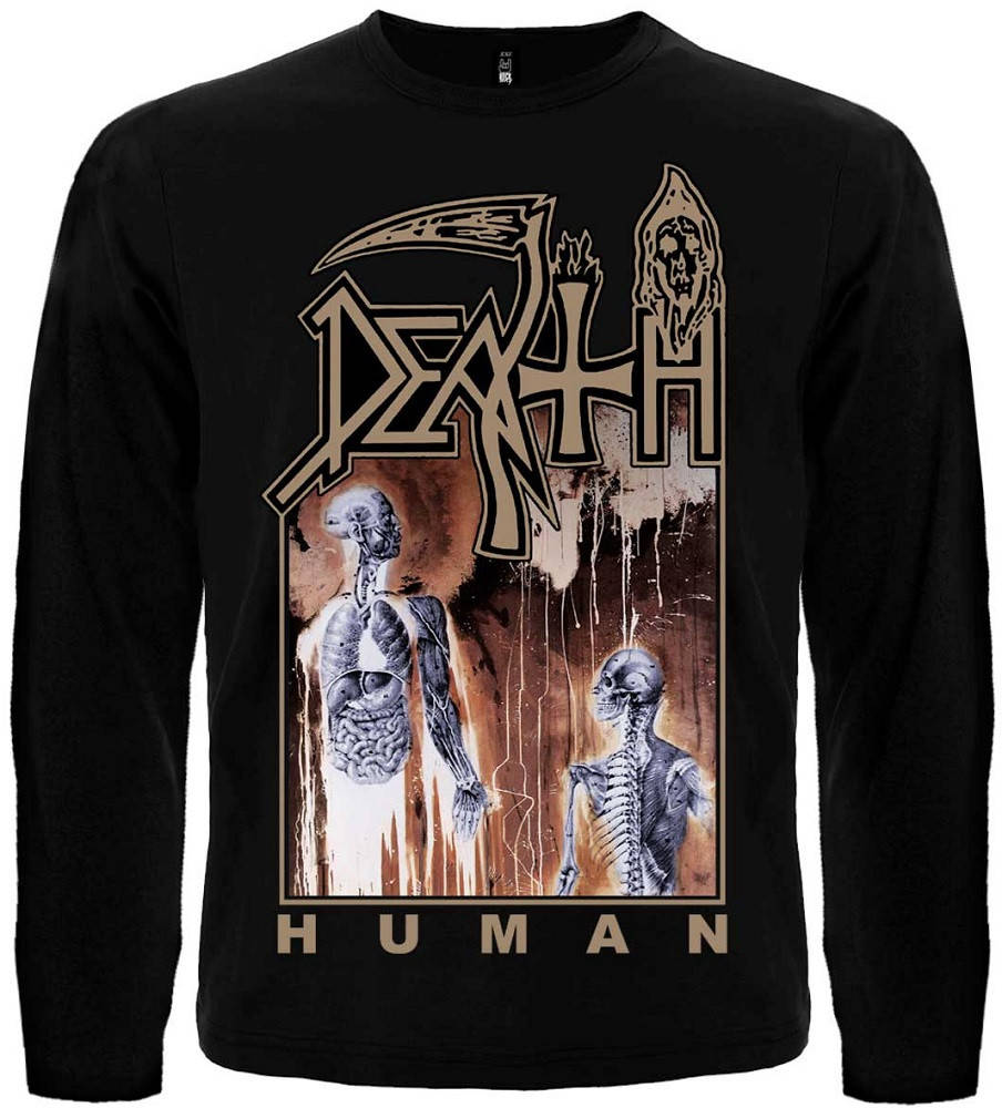 

Футболка с длинным рукавом Death "Human", Размер M