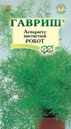 

Семена Аспарагус кистистый Робот 0,3 грамма Гавриш, Зелёный