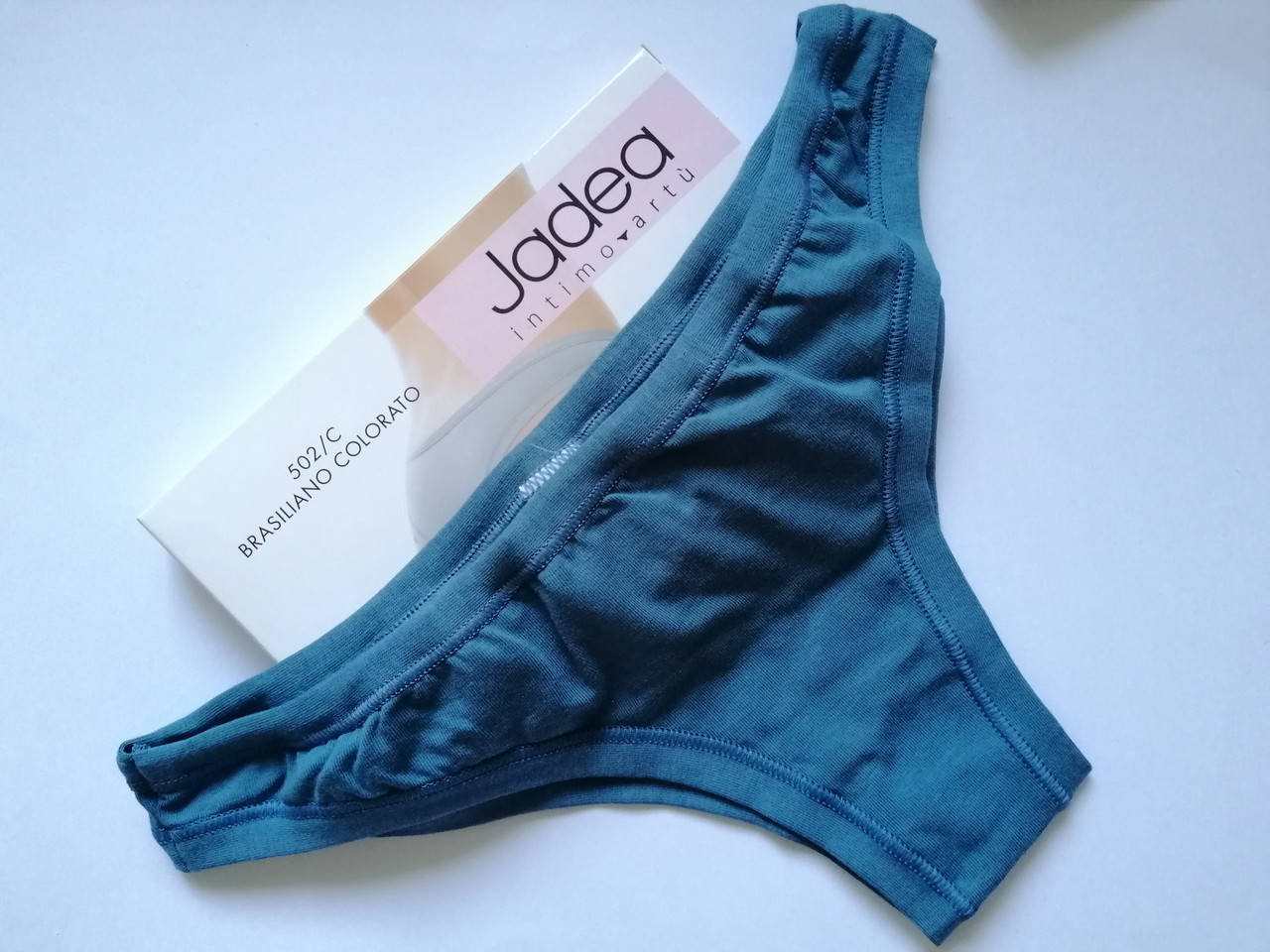 

Jadea 502, Трусики бразилиана Jadea 502 pavone M, Синий