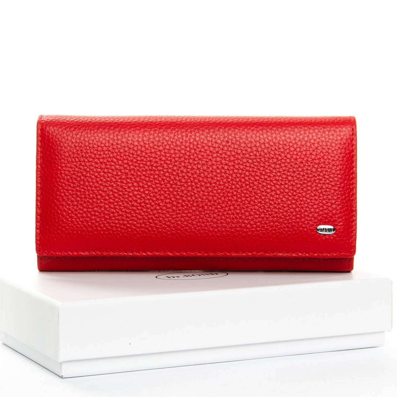 

Кошелек женский кожаный Classic DR. BOND W501 red, Красный